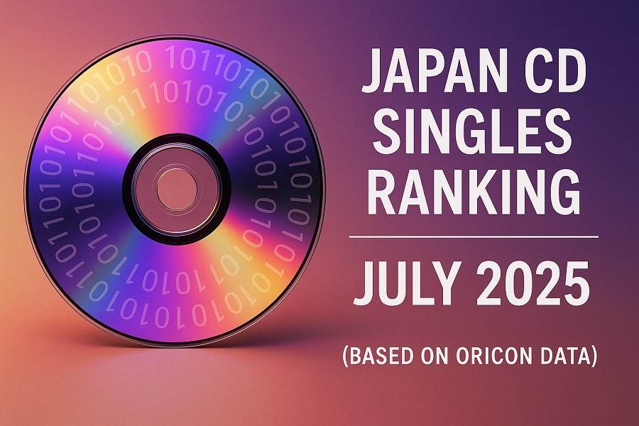 Japan CD Singles Ranking – July 2025 (Based on Oricon Data)